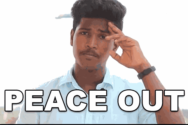 Tamil Tech Trend Peace Out GIF