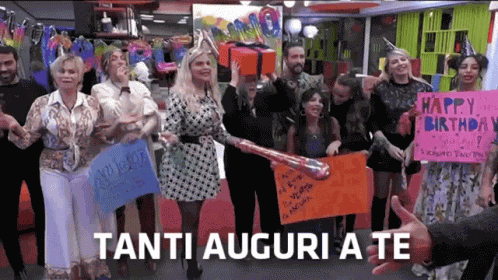 Tanti Auguri A Te Grande Fratello Vip GIF