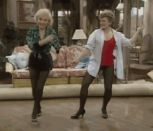 Tap Dancing Golden Girls GIF