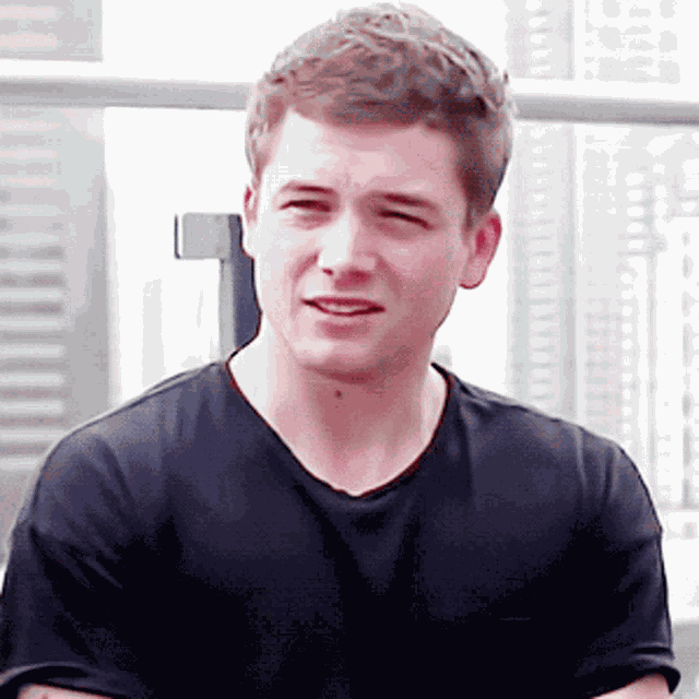 Taron Egerton Fight GIF