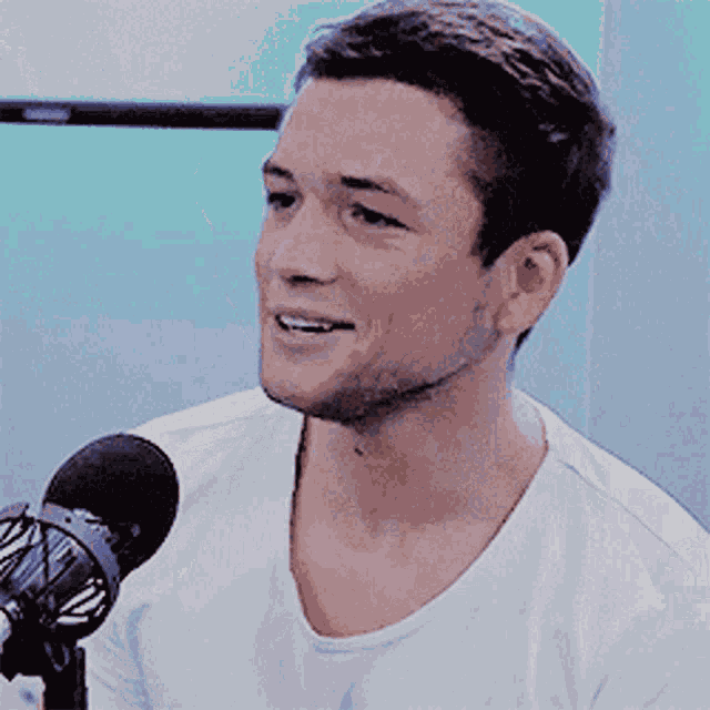 Taron Egerton Singing GIF