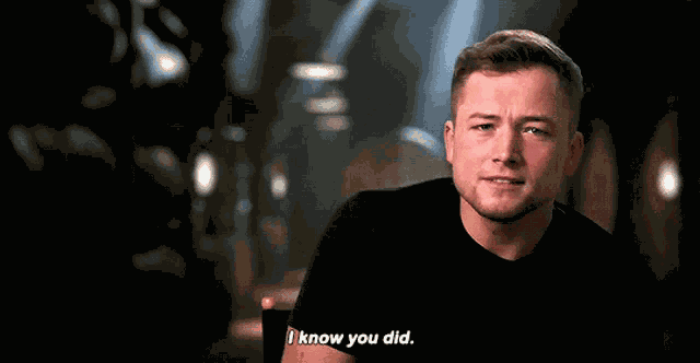 Taron Egerton Wink GIF