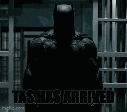 Tas Has Arrived Batman Tasmid GIF