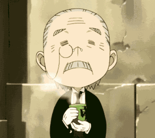 Tea Old Man GIF