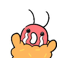 Tears Waving Sticker