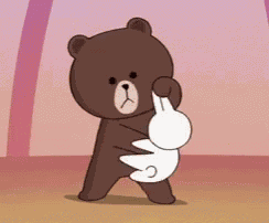 Teddy Bear Punch GIF