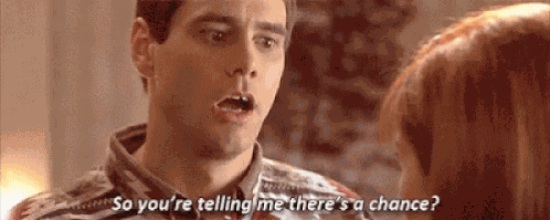 Telling Me Chance GIF