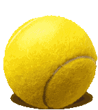 Tennis Ball Chick Sticker