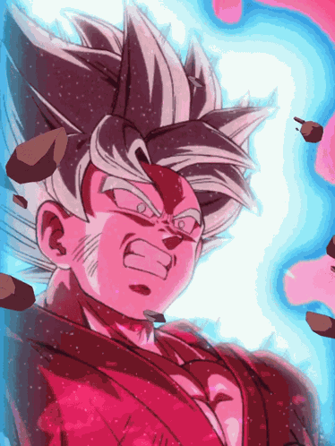 Teq Super Saiyan God Ss Goku Kaioken Ceaseless Combat GIF