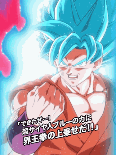 Teq Super Saiyan God Ss Goku Kaioken Ceaseless Combat GIF