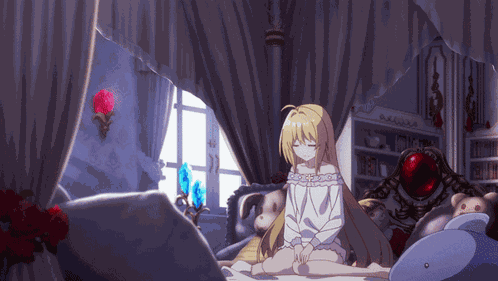 Terakomari Gandesblood Hikikomari Kyuuketsuki No Monmon GIF