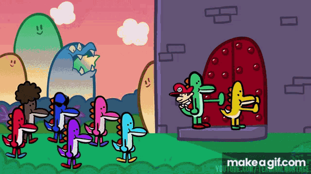 Terminal Montage Yoshi GIF