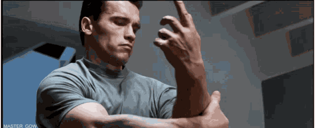 Terminator Arnold Schwarzenegger GIF