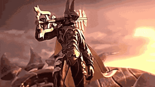 Terra In His Armour Stands With His Keyblade On His Back Kingdom Hearts Birth By Sleep GIF