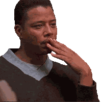 Terrence Howard Clutching Pearls Sticker