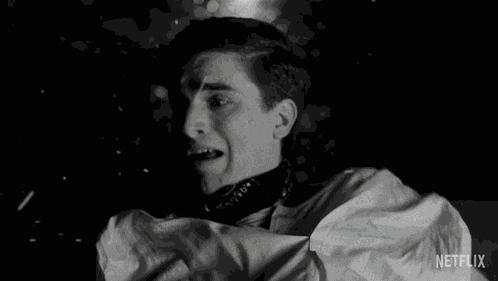 Terrified Edwin GIF