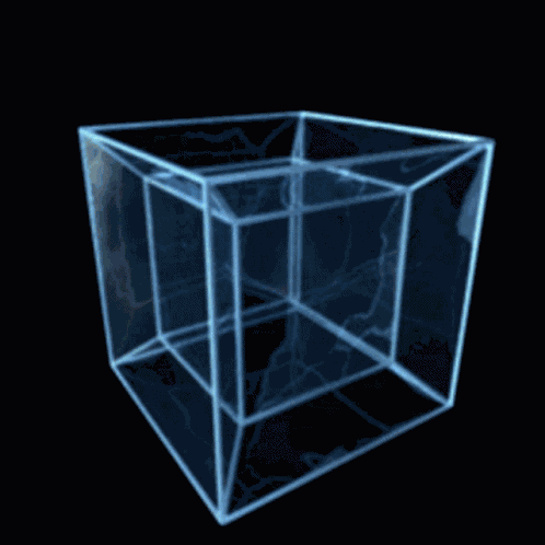 Tesseract 3d GIF