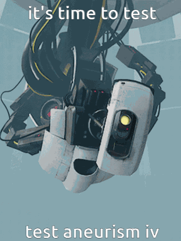 Testing Glados GIF