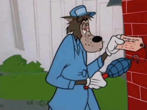 Tex Avery Wolf Tex Avery Wolf Boum GIF