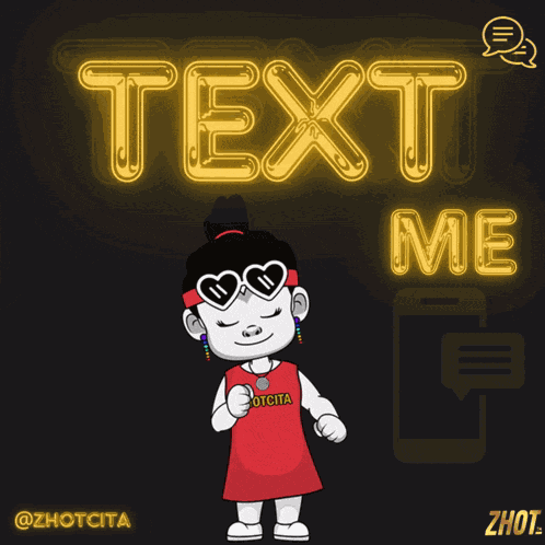 Text Me Message Me GIF