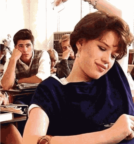 Texting In The 80s Molly Ringwald GIF