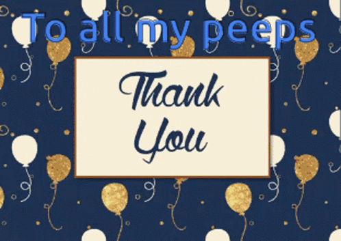 Thank You Birthday GIF
