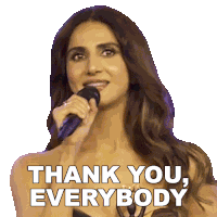 Thank You Everybody Vaani Kapoor Sticker