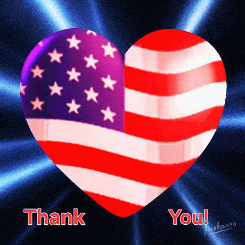 Thank You Flag American Flag Images GIF