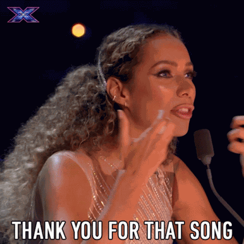 Thank You For That Song Thanks GIF