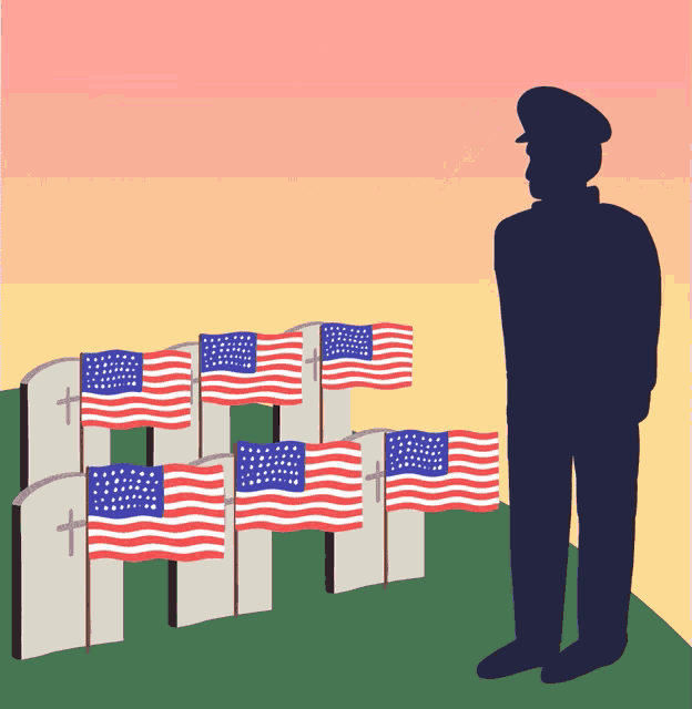 Thank You For Your Service Happy Memorial Day GIF