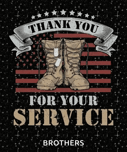 Thank You For Your Service Military GIF