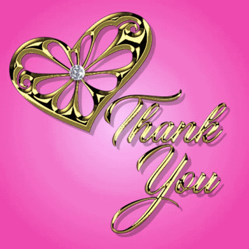 Thank You Gold GIF