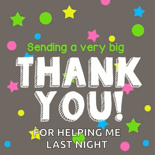 Thank You Sending A Very Big Thank You GIF