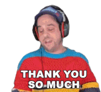 Thank You So Much Doodybeard Sticker