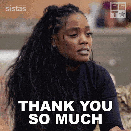 Thank You So Much Sabrina Hollins GIF