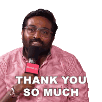 Thank You So Much Vijay Sethupathi Sticker