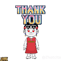 Thank You Thanks Sticker