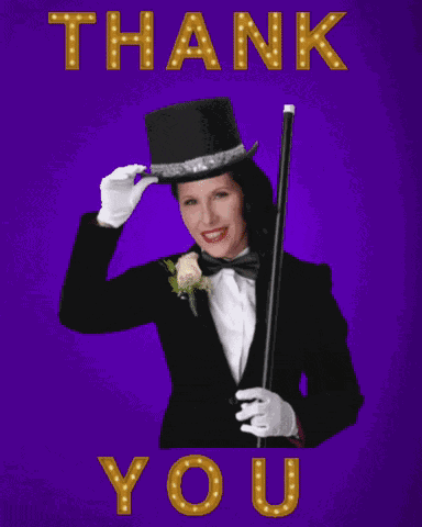 Thank You Tophat GIF