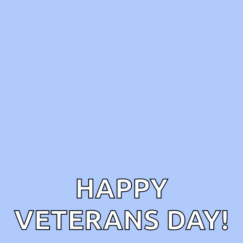 Thank You Veterans Veterans GIF