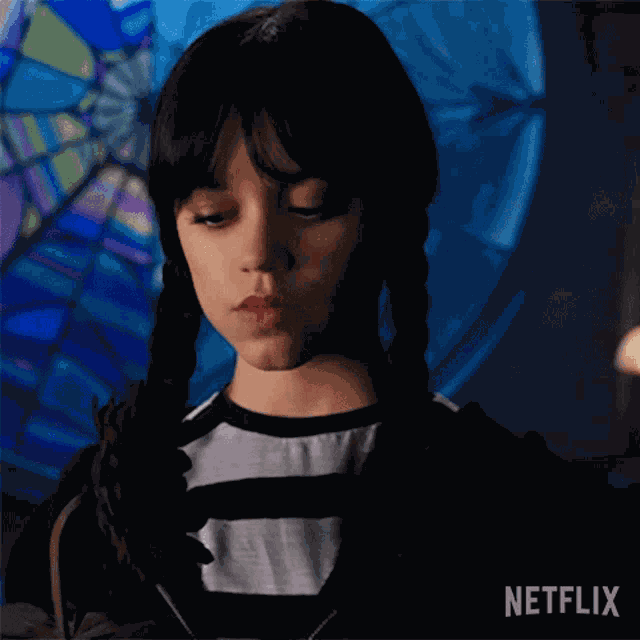 Thank You Wednesday Addams GIF