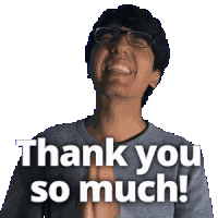 Thanking Gratitude Sticker