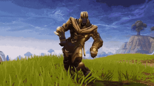 Thanos Fortnite GIF