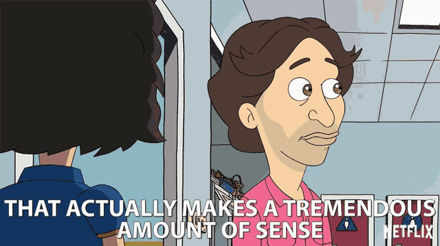That Actually Makes A Tremendous Amount Of Sense I Understand GIF