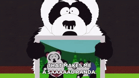 That Makes Me A Sad Panda Sexual Harrasment Panda GIF