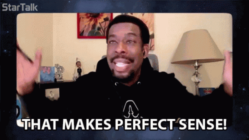 That Makes Perfect Sense Chuck Nice GIF