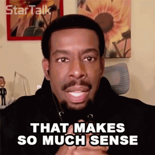 That Makes So Much Sense Chuck Nice GIF