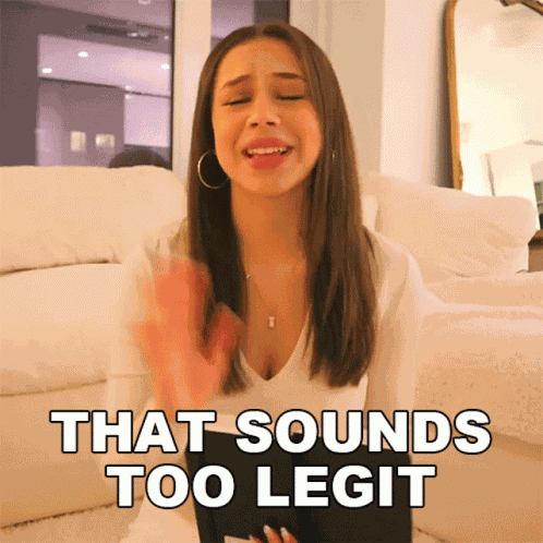 That Sounds Too Legit Fernanda Ramirez GIF