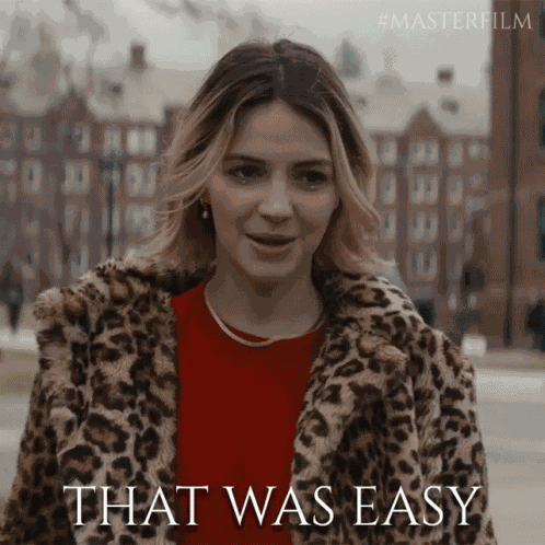 That Was Easy Cressida GIF