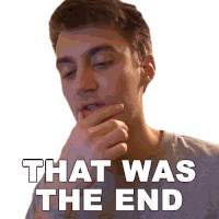 That Was The End Casey Frey Sticker