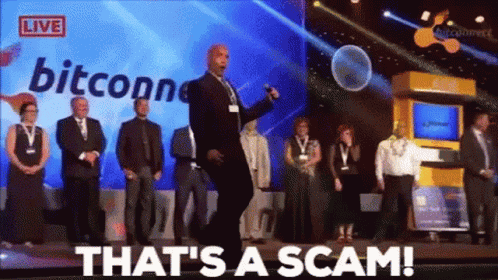 Thats A Scam Bitconnect Coin GIF